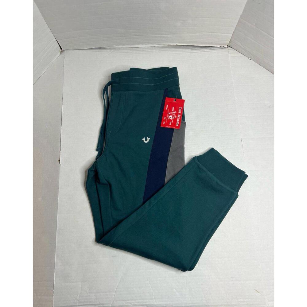 True Religion Dark Green Sweatpants Sz Large